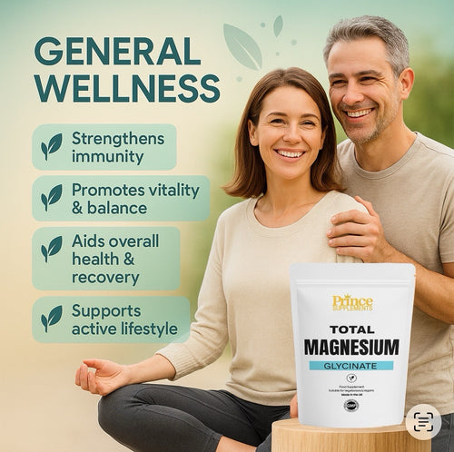 MAGNESIUM GLYCINATE CAPSULES 2000MG HIGH STRENGTH FATIGUE, BONE HEALTH, MUSCLE