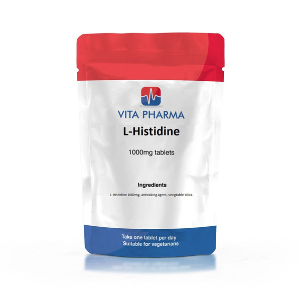 L-Histidine 1000Mg Tablets | Immune Health | Cognitive Support VITAPHARMA