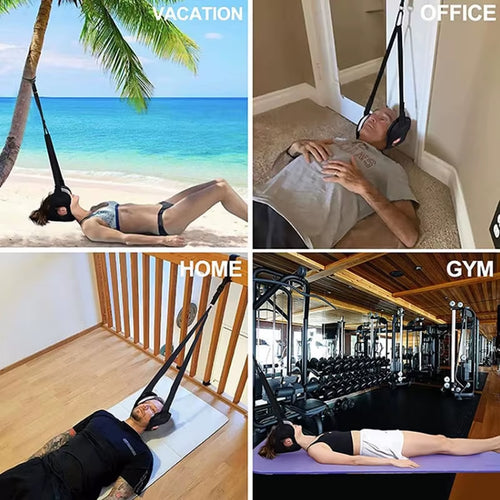 Therapy Traction Straps Neck Harness Fitness Equipment Health Massage Relieve Cervical Spine Stretching Tool Health Care