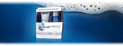 Crest Pro-Health Gum Detoxify Fluoride Toothpaste Whitening Gel 4.0 and 2.3 Oz