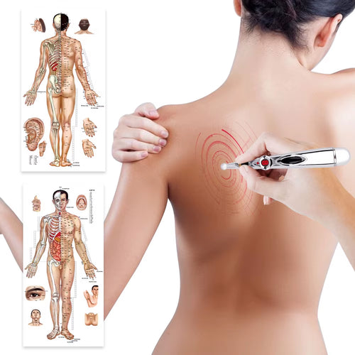 EMS TENS Unit Health Herald Digital Therapy Machine Acupuncture Pen Meridians Laser Meridian Energy Body Massage Pen Health Care