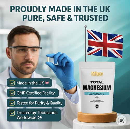 MAGNESIUM GLYCINATE CAPSULES 2000MG HIGH STRENGTH FATIGUE, BONE HEALTH, MUSCLE