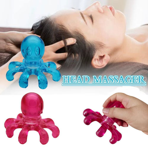Head Massager Scalp Massage Octopus Scalp Stress Relax Spa Healing Alloy Body Head Massage Beauty Health Tools Health Care Tool