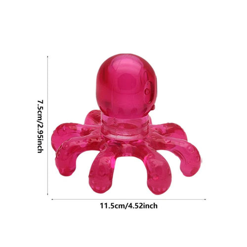 Head Massager Scalp Massage Octopus Scalp Stress Relax Spa Healing Alloy Body Head Massage Beauty Health Tools Health Care Tool